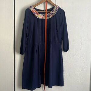 Jessica Simpson Navy Blue Dress Size 16 Barely Worn